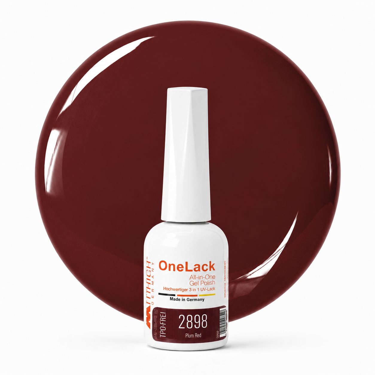 OneLack TPO-frei 2898 Plum Red 12g