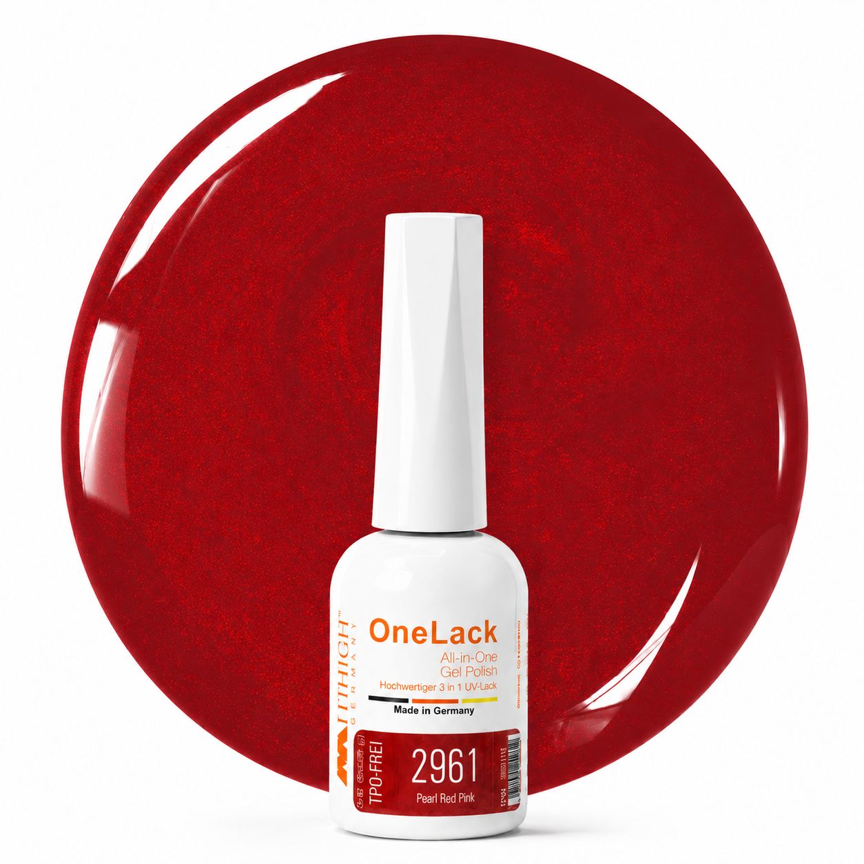 OneLack TPO-frei 2961 Pearl Red Pink 12g