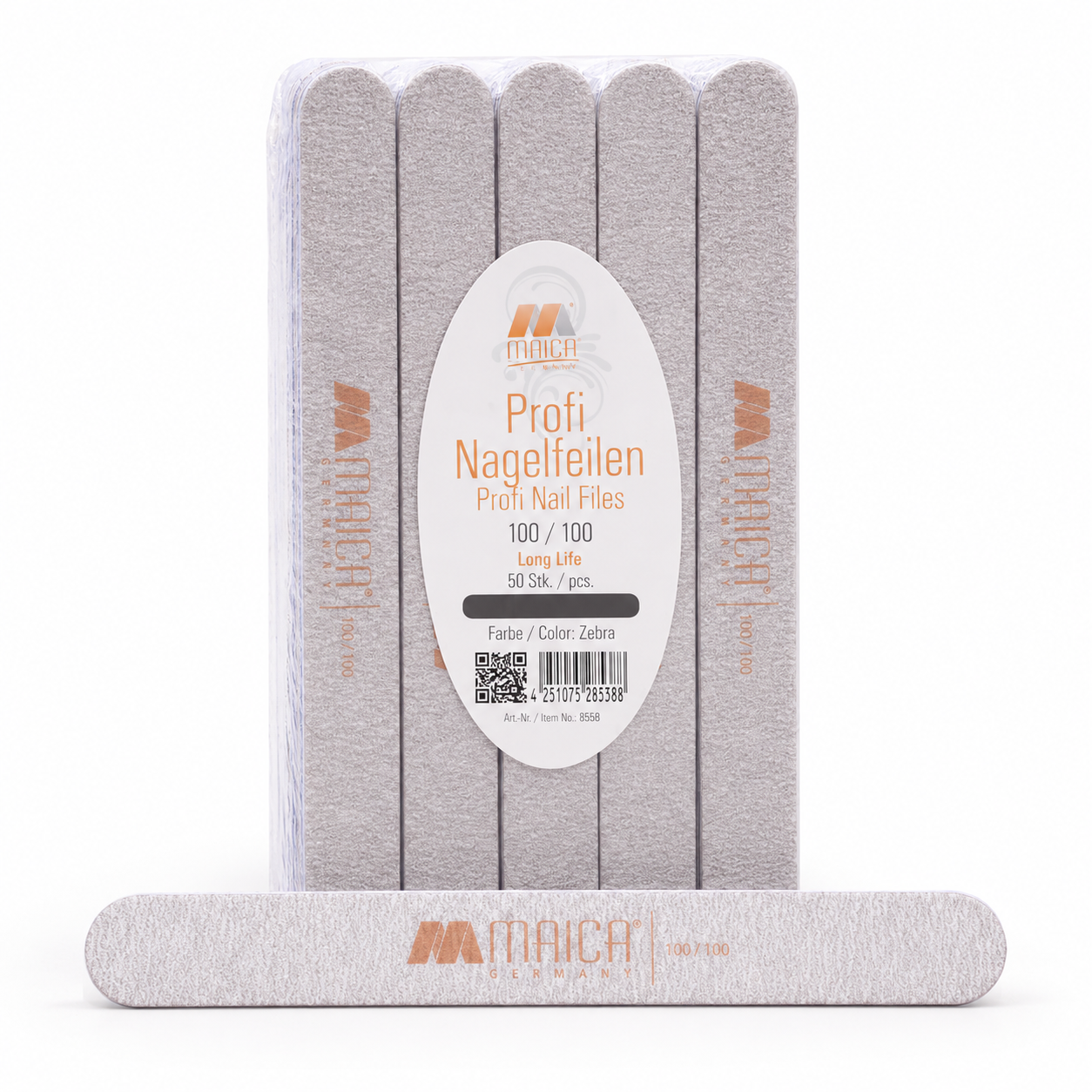 Profi-Nagelfeile 8573 Gerade 100/100 50 Stk.