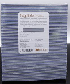 Nagelfeile – Eckig – 100/180 – grau  – 50 Stk.