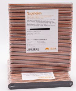 Nagelfeile – Gerade – 100/180 – schwarz – 50 Stk.