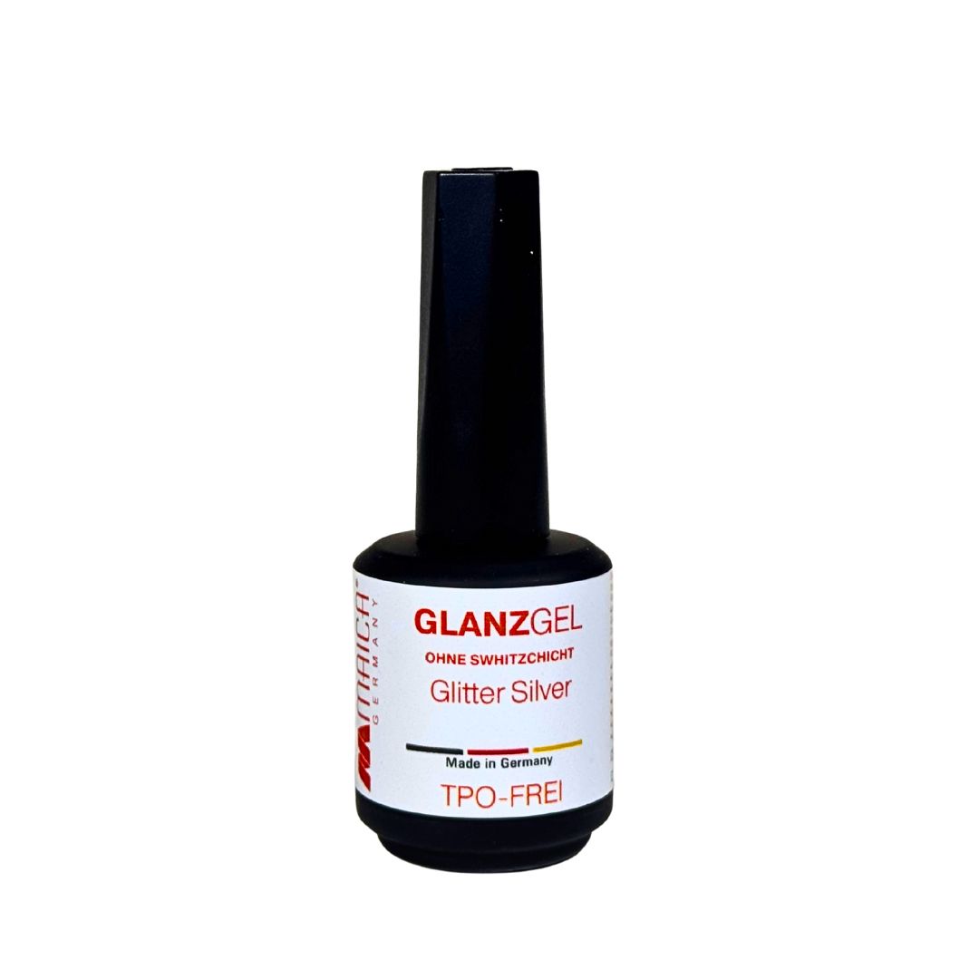 Glanzgel Glitter Silver - 12ml