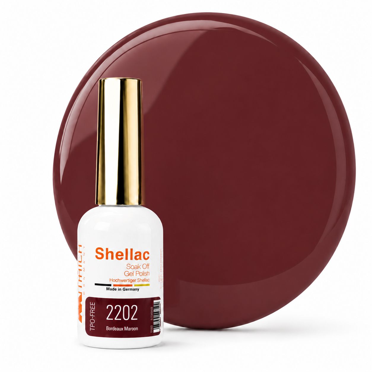 Shellac TPO-frei 2202 Bordeaux Maroon 10,5g