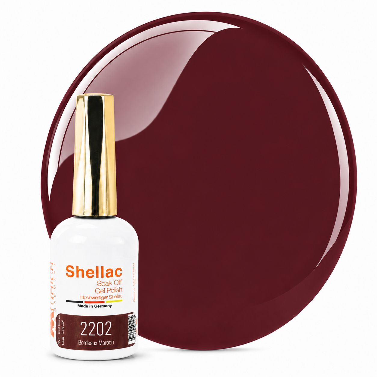 Shellac TPO-frei 2202 Bordeaux Maroon 10,5g