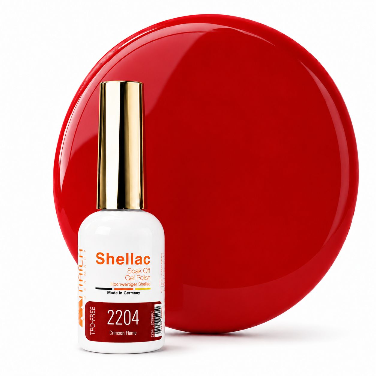 Shellac TPO-frei 2204 Crimson Flame 10,5g