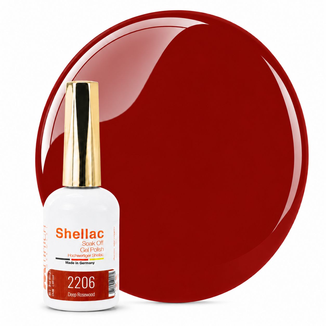 Shellac TPO-frei 2206 Deep Rosewood 10,5g