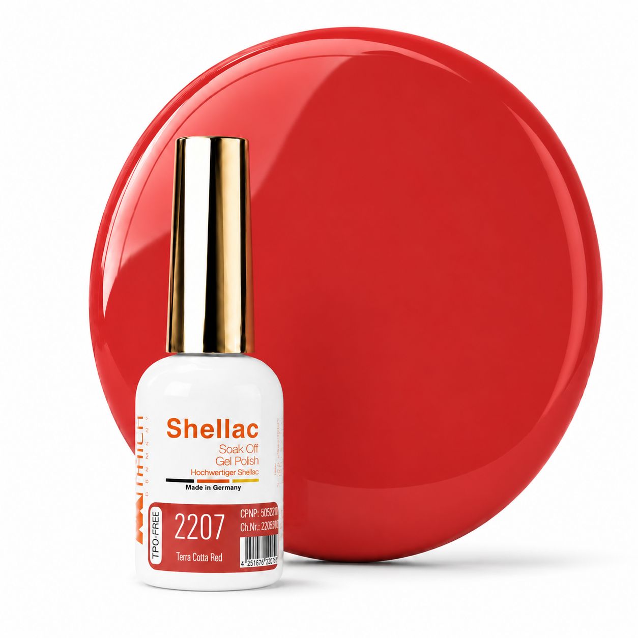 Shellac TPO-frei 2207 Terra Cotta Red 10,5g