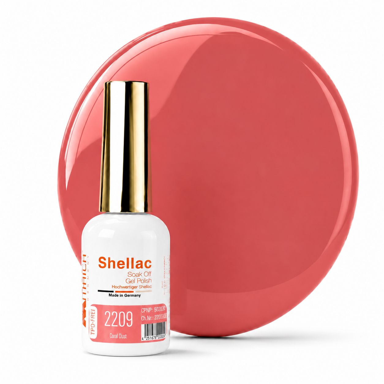 Shellac TPO-frei 2209 Coral Dust 10,5g