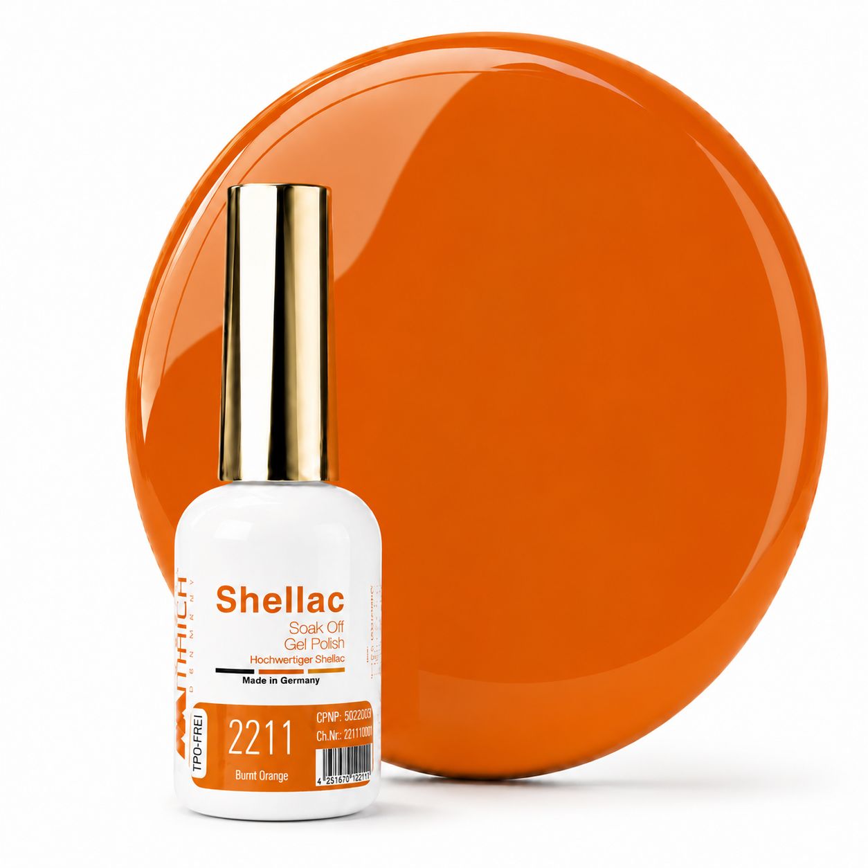Shellac TPO-frei 2211 Burnt Orange 10,5g