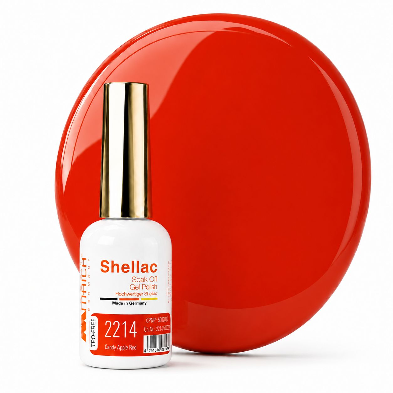 Shellac TPO-frei 2214 Candy Apple Red 10,5g