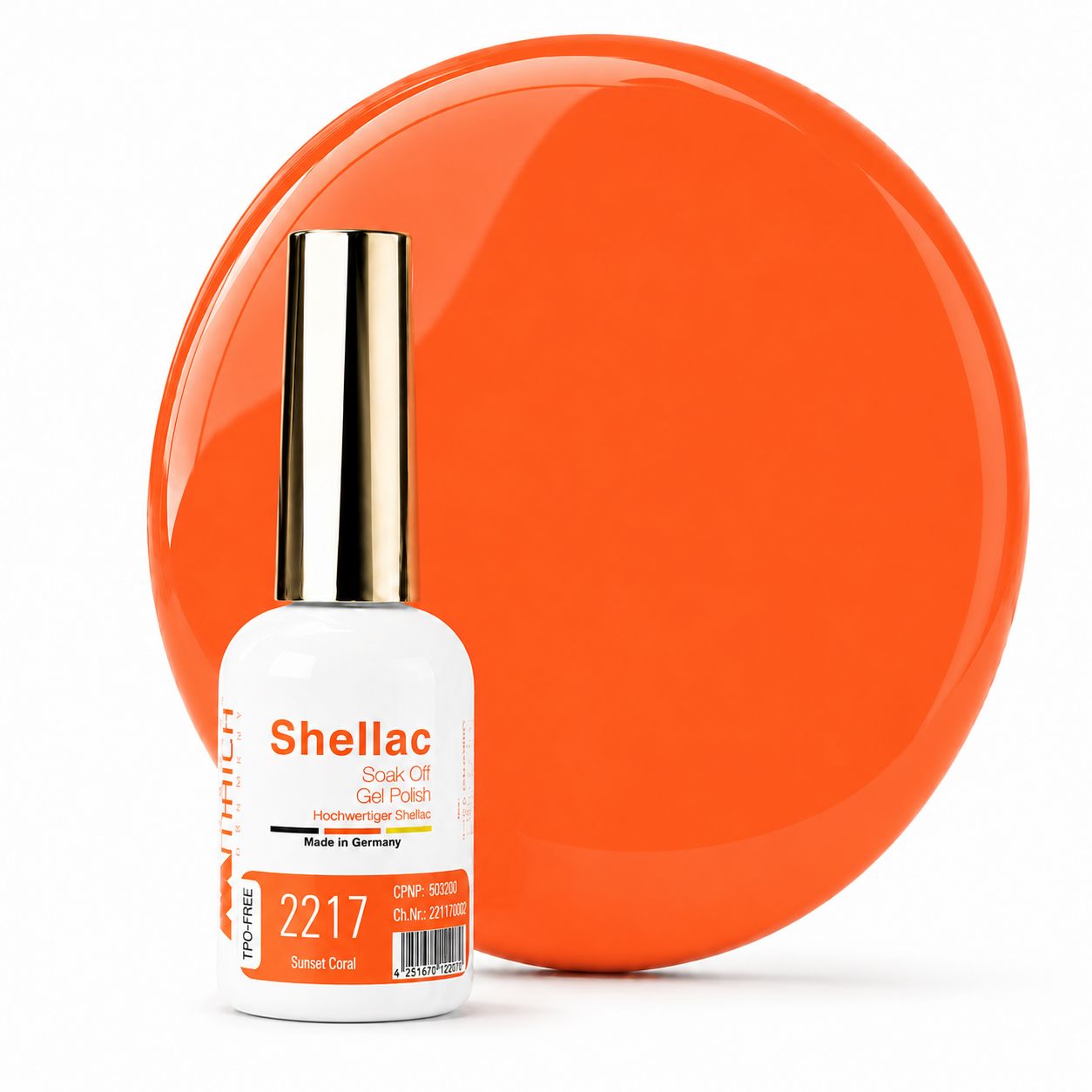 Shellac TPO-frei 2217 Sunset Coral 10,5g