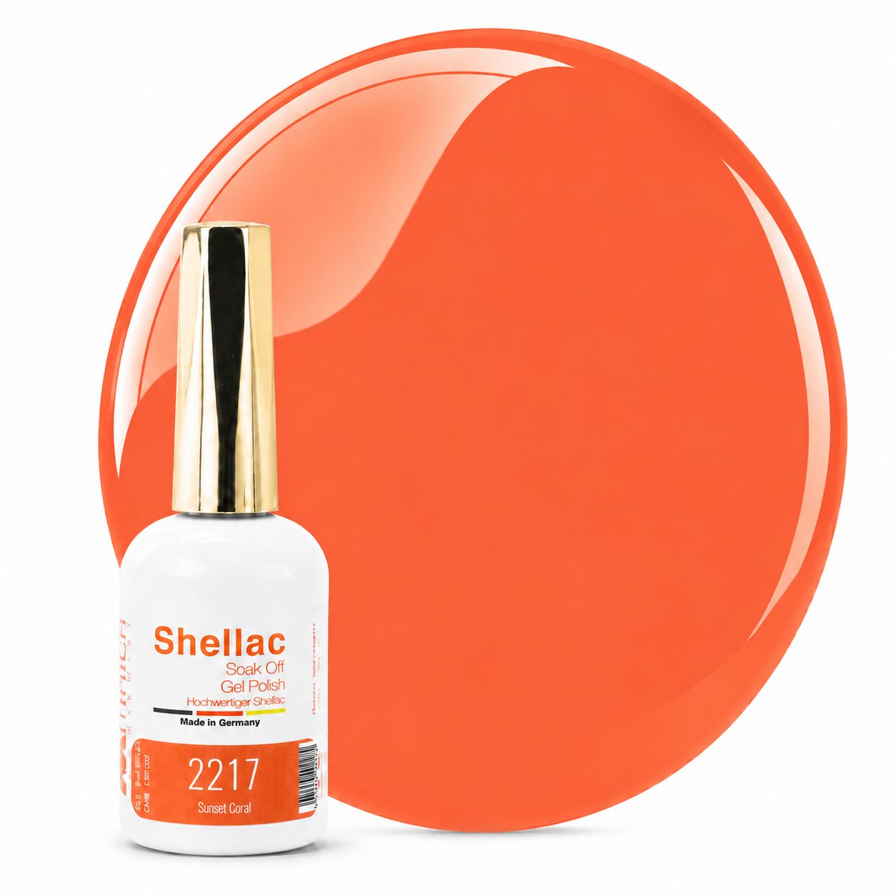 Shellac TPO-frei 2217 Sunset Coral 10,5g