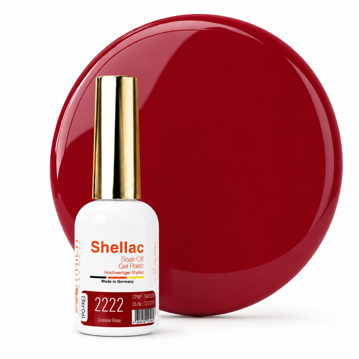 Shellac TPO-frei 2222 Crimson Rose 10,5g