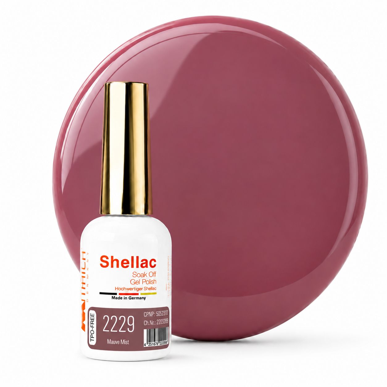 Shellac TPO-frei 2229 Mauve Mist 10,5g