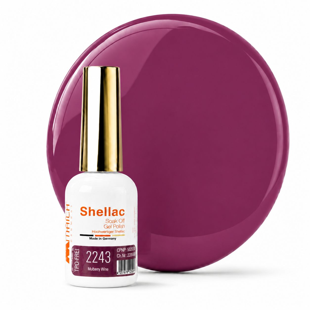 Shellac TPO-frei 2243 Mulberry Wine 10,5g