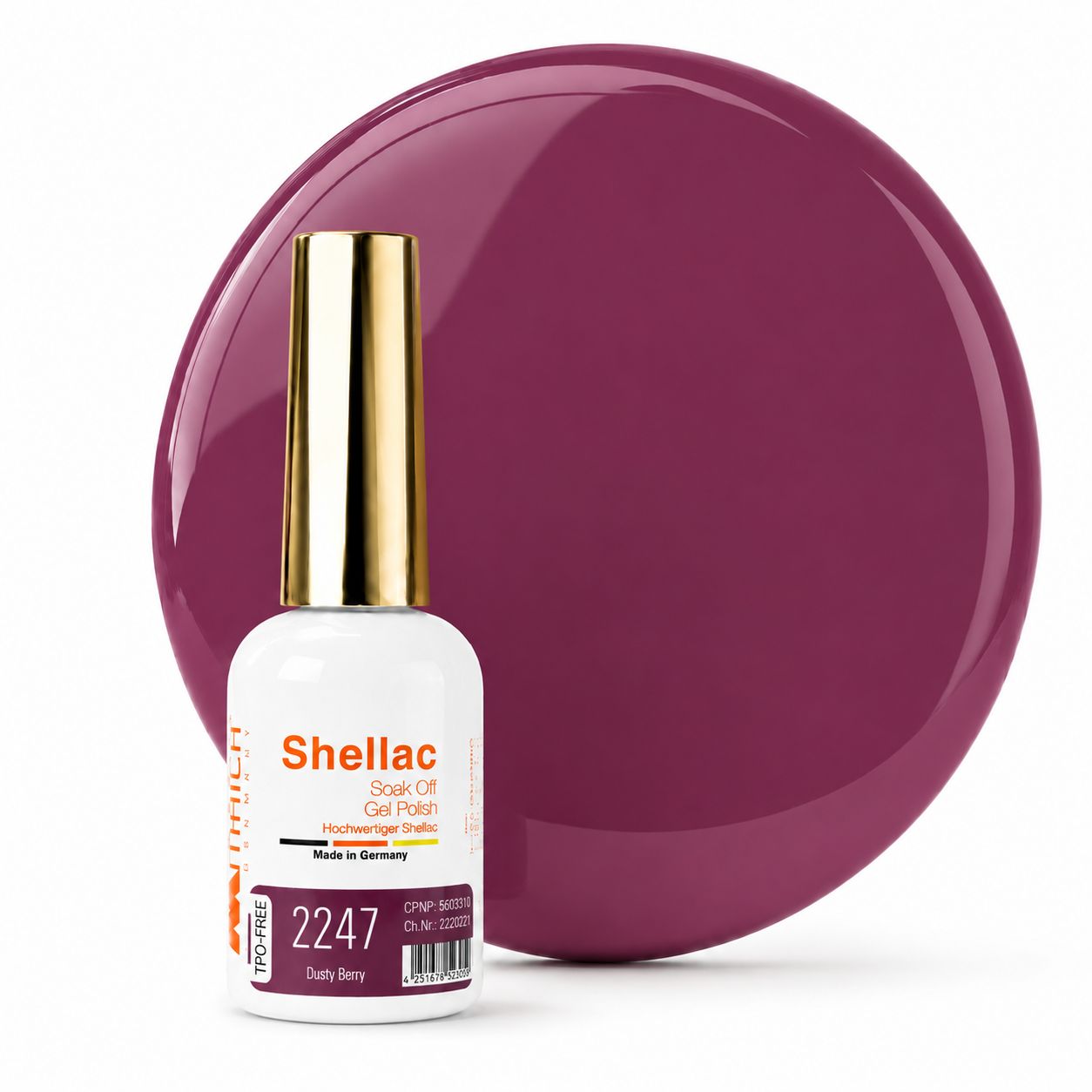 Shellac TPO-frei 2247 Dusty Berry 10,5g