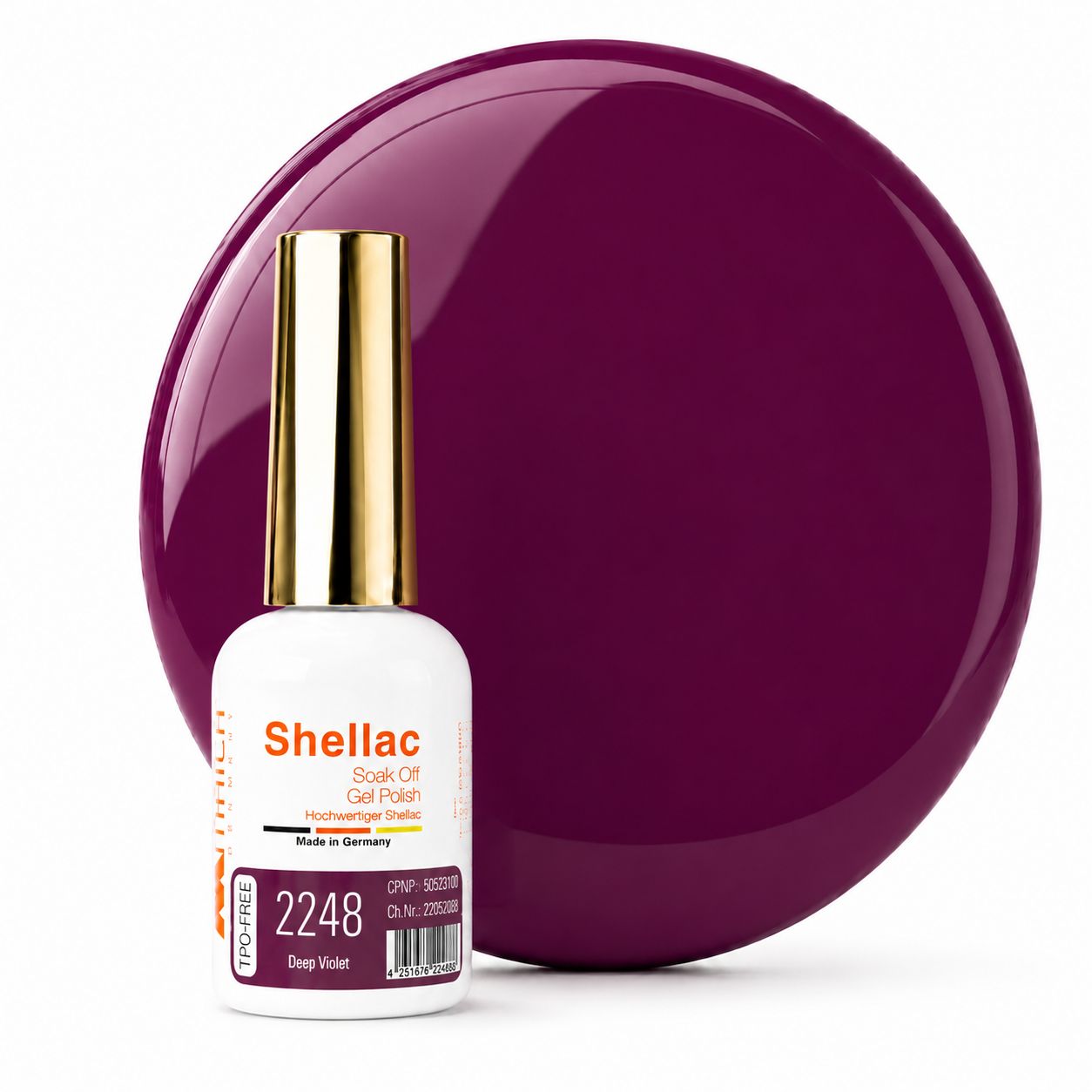 Shellac TPO-frei 2248 Deep Violet 10,5g