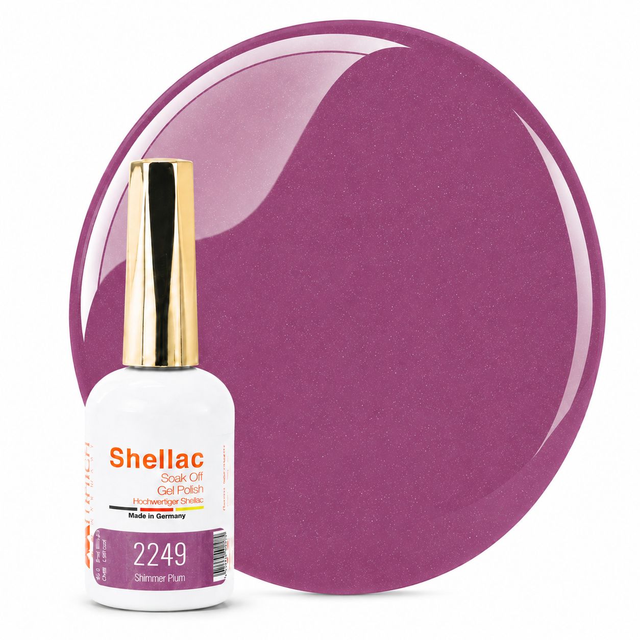 Shellac TPO-frei 2249 Shimmer Plum 10,5g