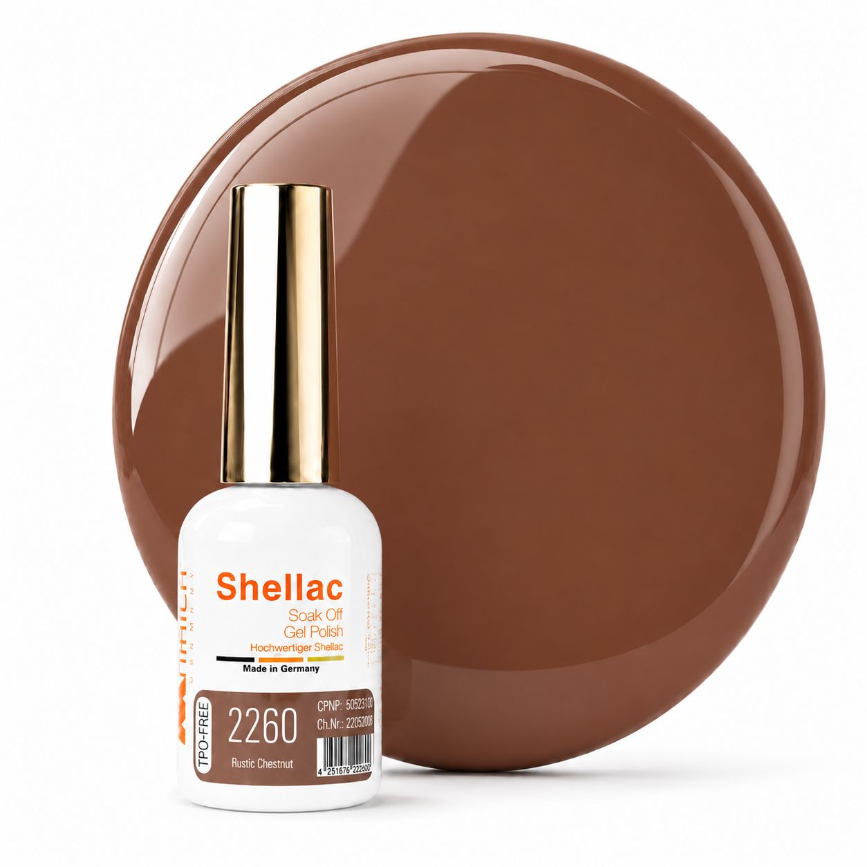 Shellac TPO-frei 2260 Rustic Chestnut 10,5g