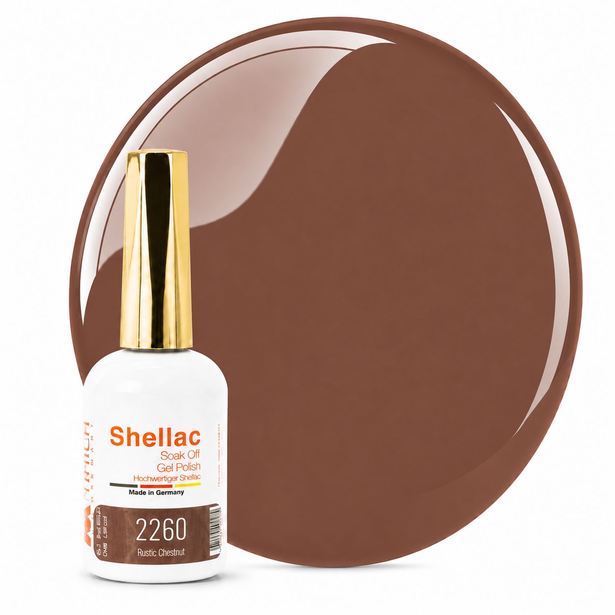Shellac TPO-frei 2260 Rustic Chestnut 10,5g