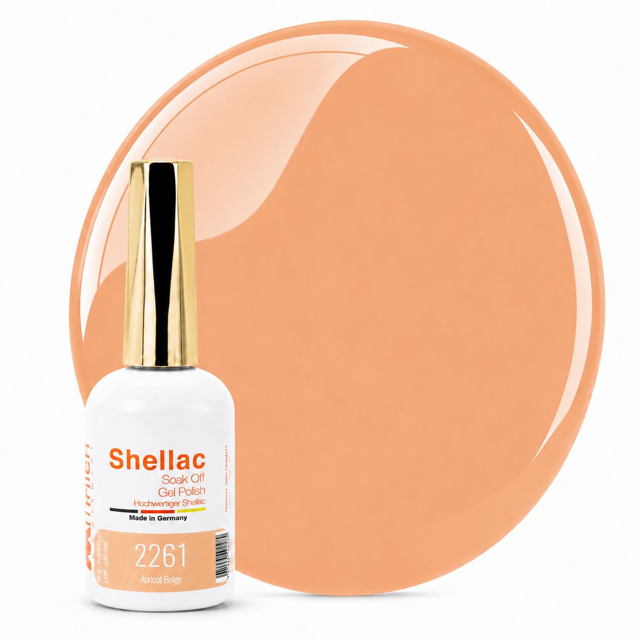 Shellac TPO-frei 2261 Apricot Beige 10,5g