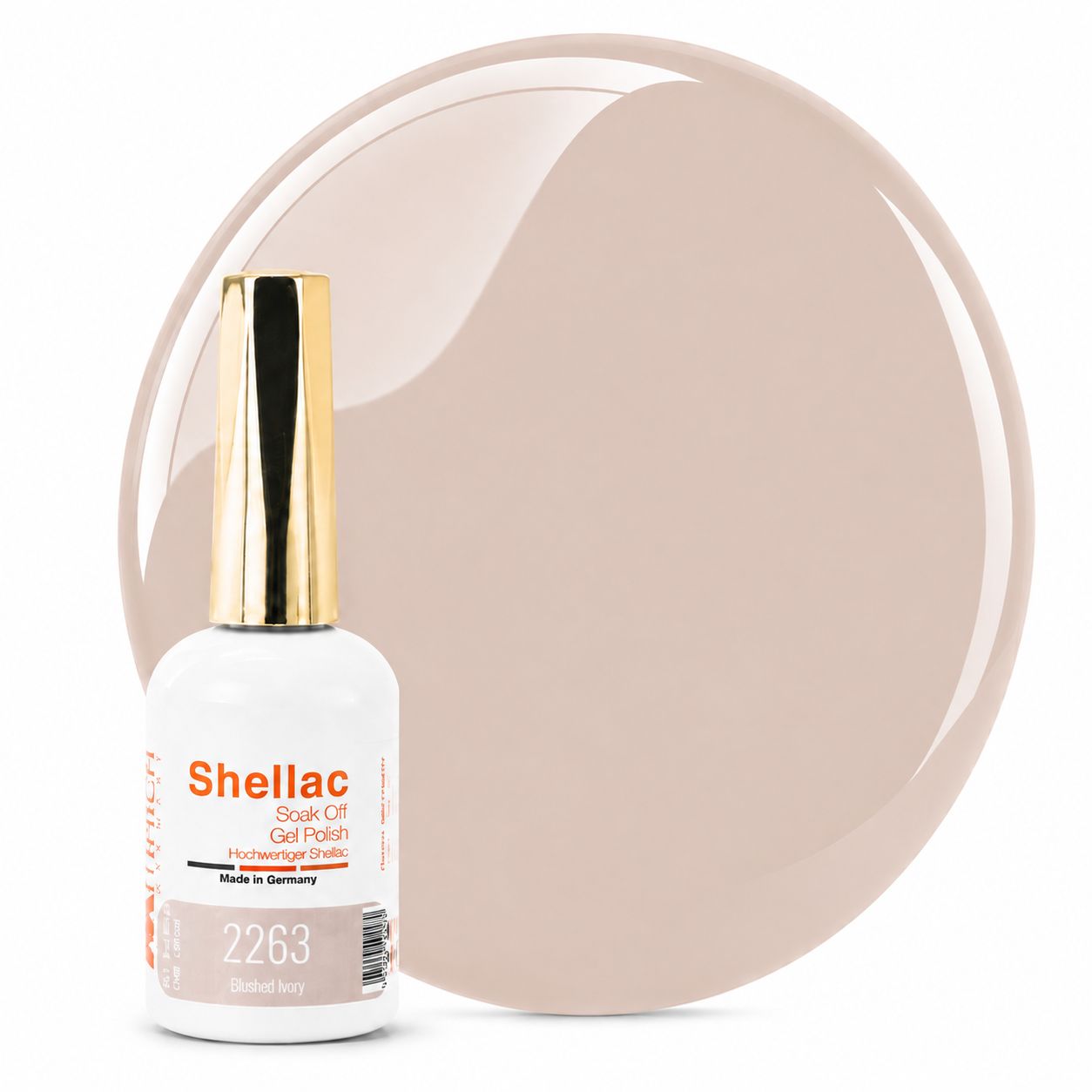 Shellac TPO-frei 2263 Blushed Ivory 10,5g