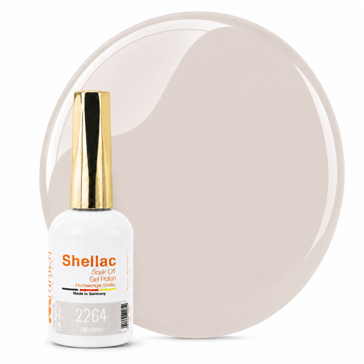 Shellac TPO-frei 2264 Light Cream 10,5g