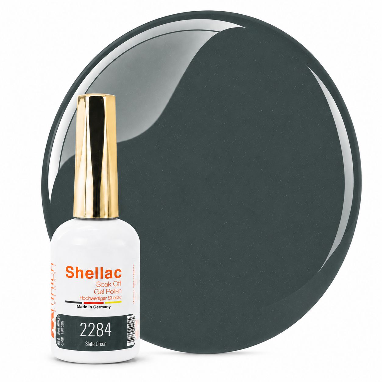 Shellac TPO-frei 2284 Slate Green 10,5g