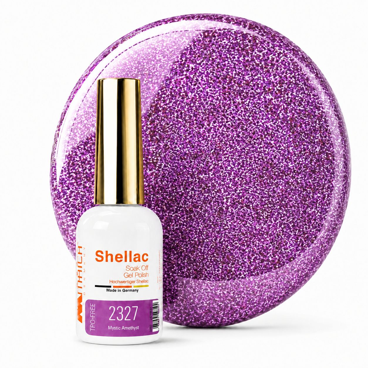 Shellac TPO-frei 2327 Amethyst Glitter 10,5g