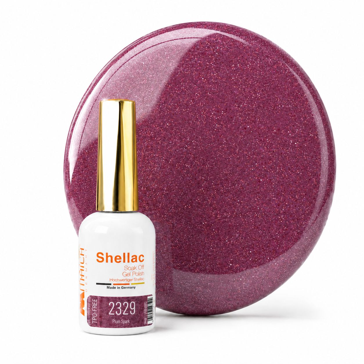 Shellac TPO-frei 2329 Plum Spark 10,5g