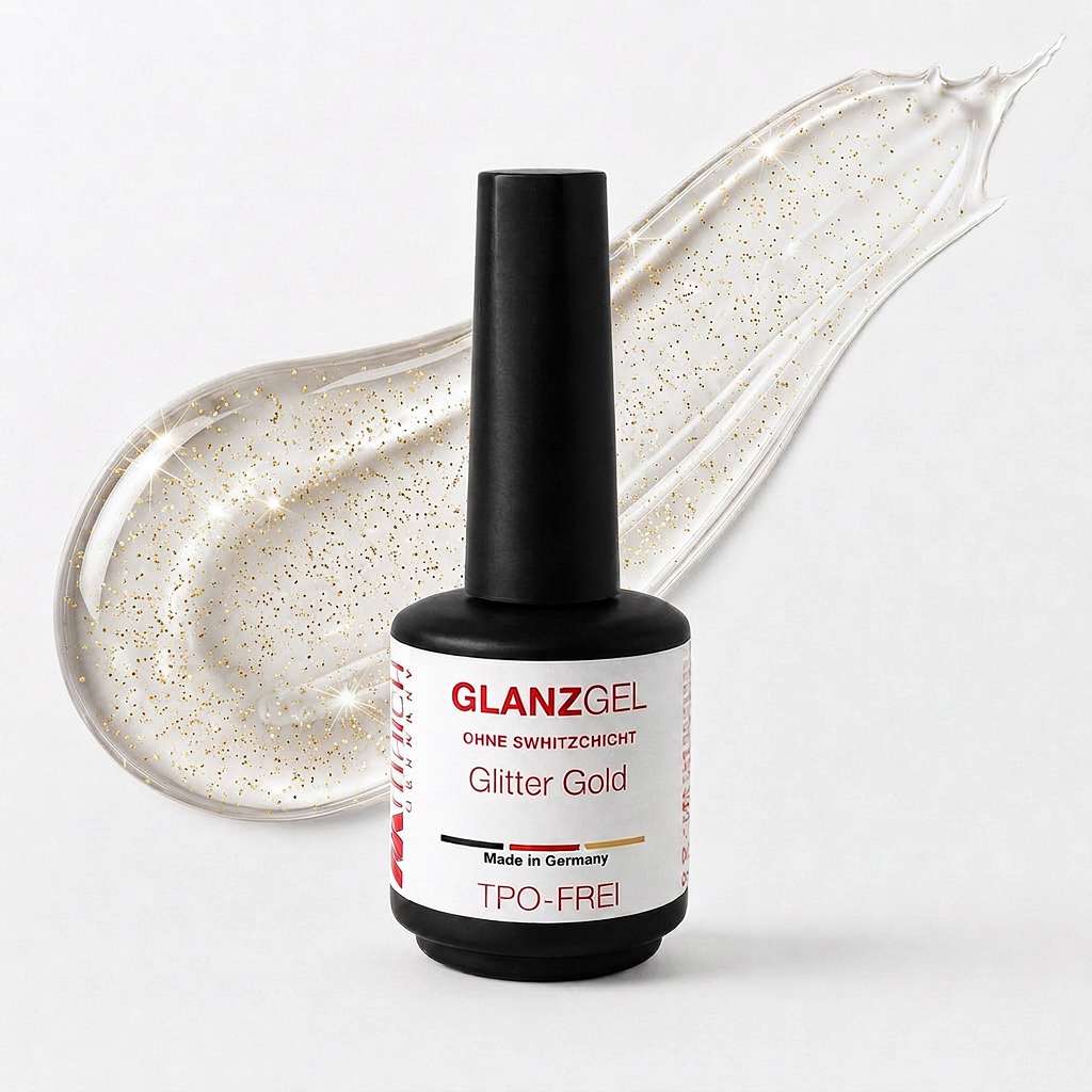 Glanzgel 0822 Glitter Gold 12ml