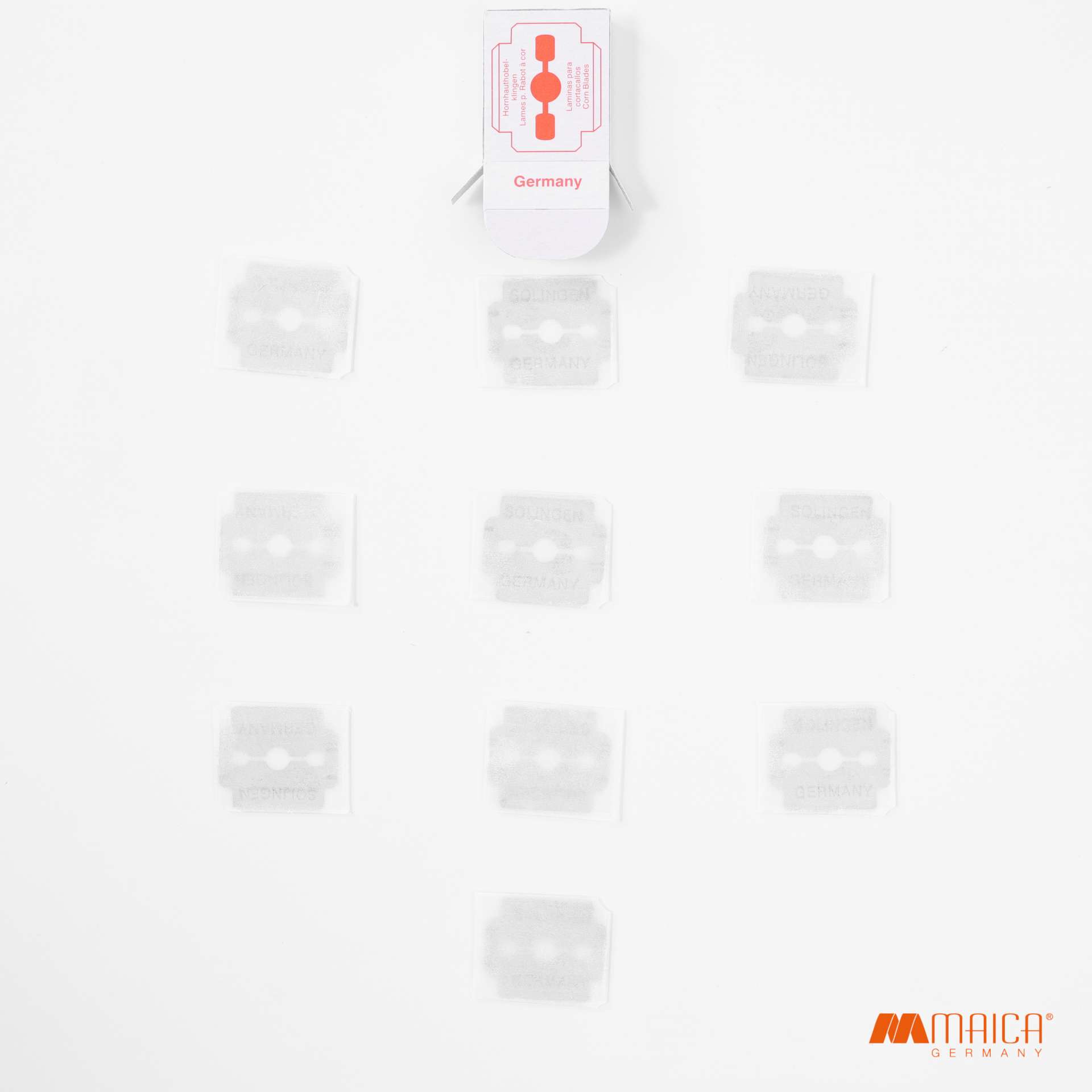 Solingen Hornhauthobel-Ersatzklingen – 100 Stk. – Bild 2