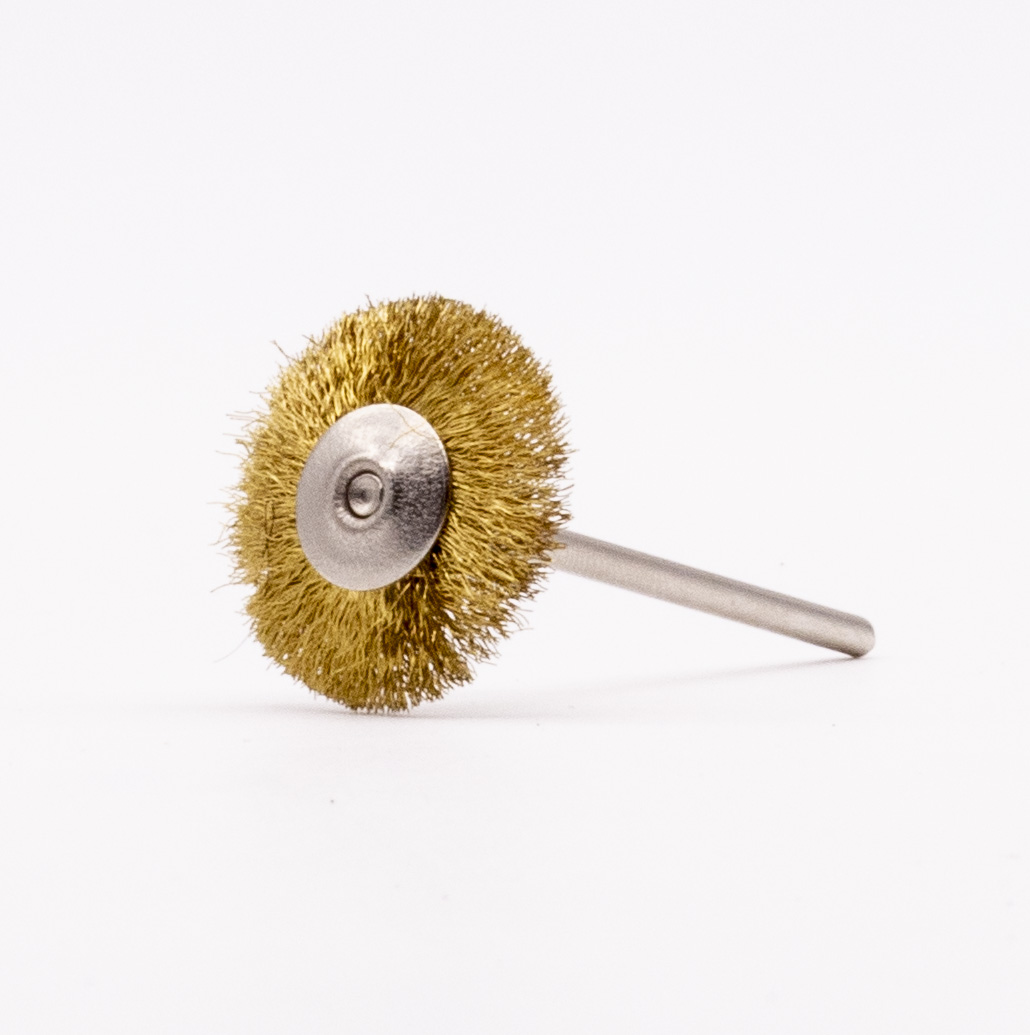 Messing Bürste - Stahldraht