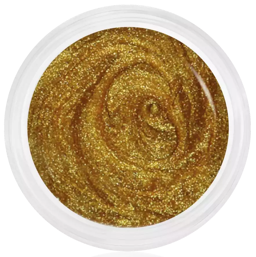 Maica UV-Farbgel 0278 – Glitter Gel Lux Gold – 5g