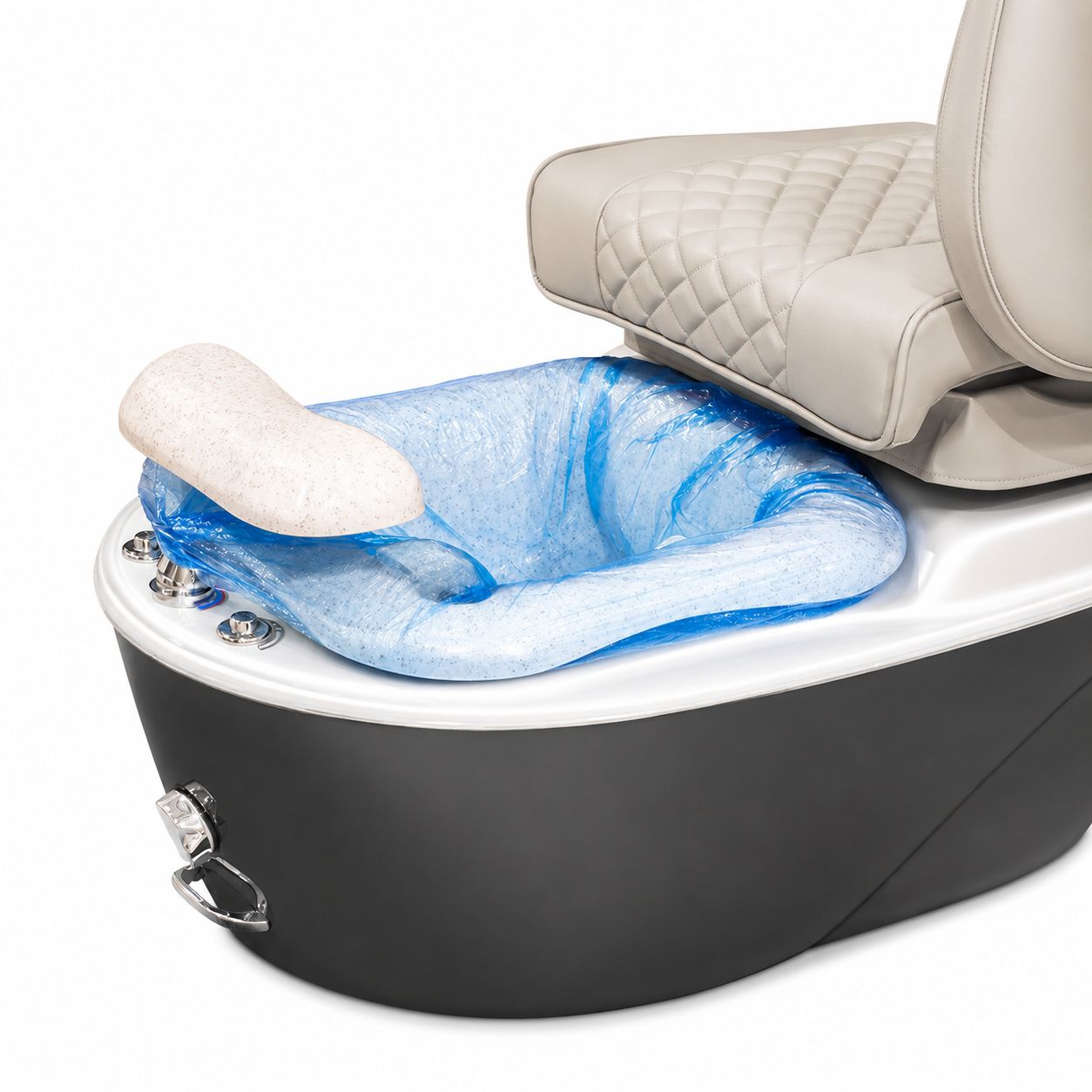 100Stk. Einweg Taschen Liner für Füße Pediküre Spa (Blau) 4422/265