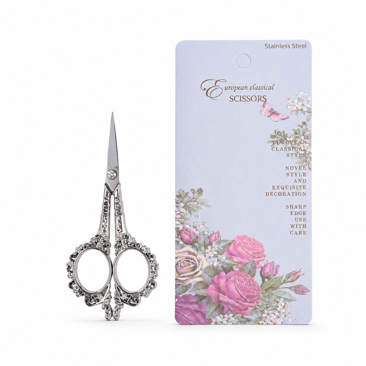 Vintage Schere 8731 Bronze Scissor Plum Gold