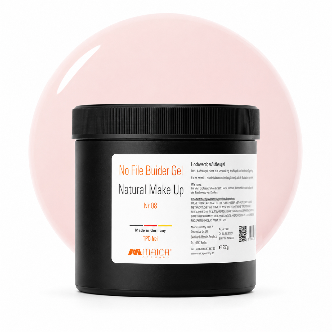 No File Builder Gel 0888 Natural Make Up 750 g