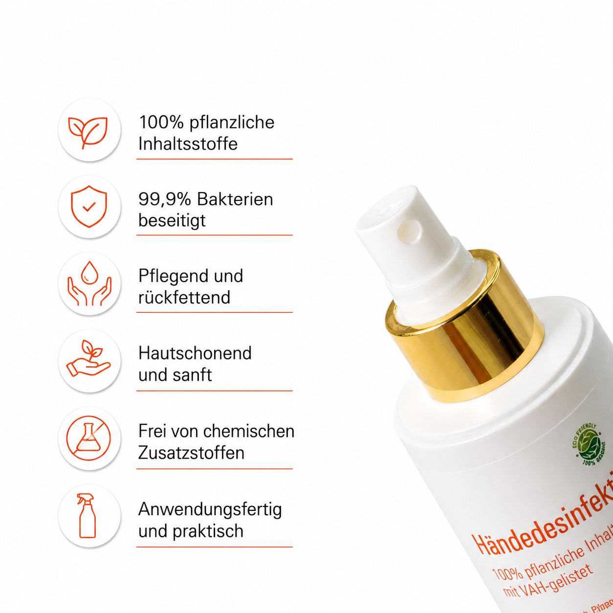 Desinfektionsmittel 3202 Hände 200ml – Bild 2