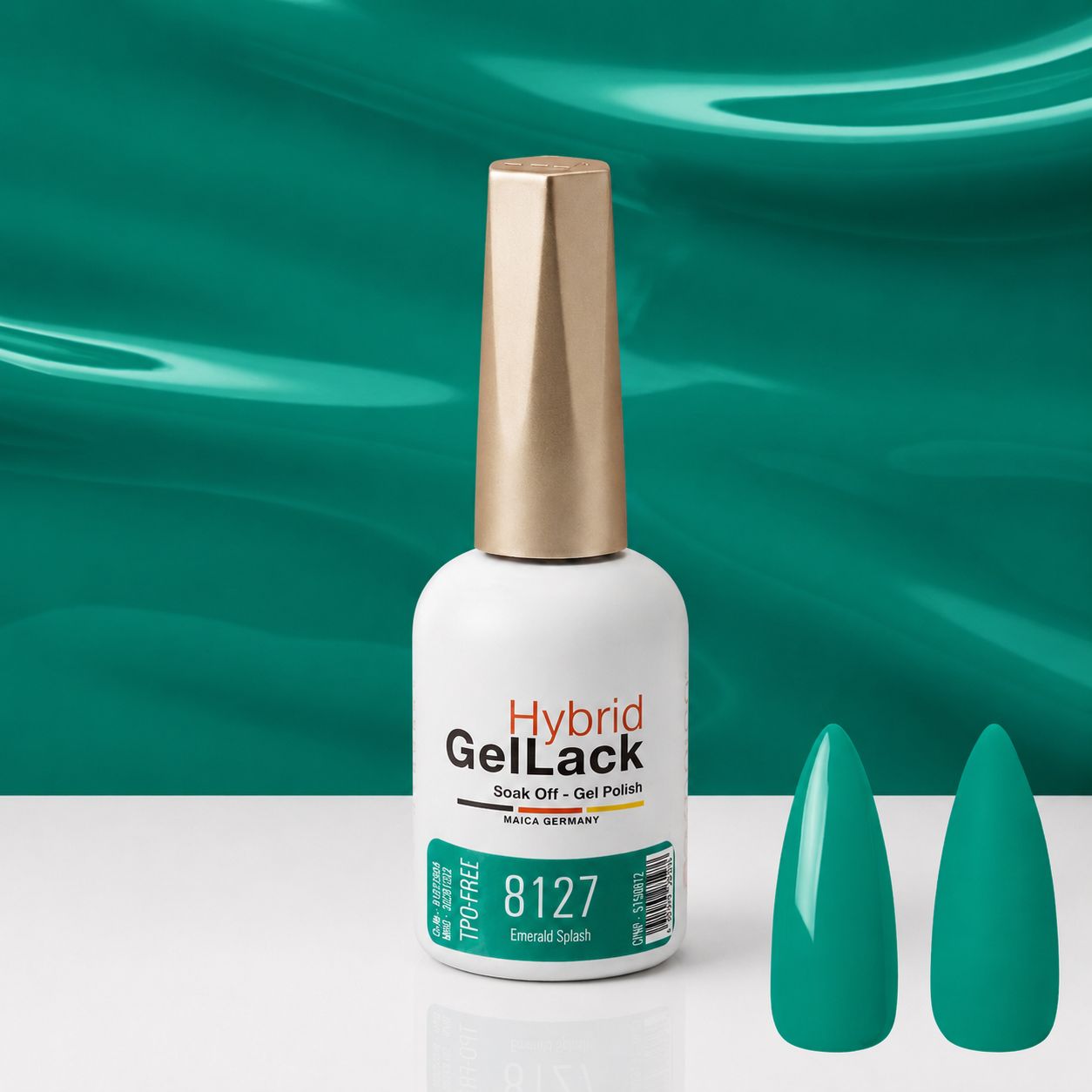 Hybrid Gellack 8127 Emerald Splash 10,5g