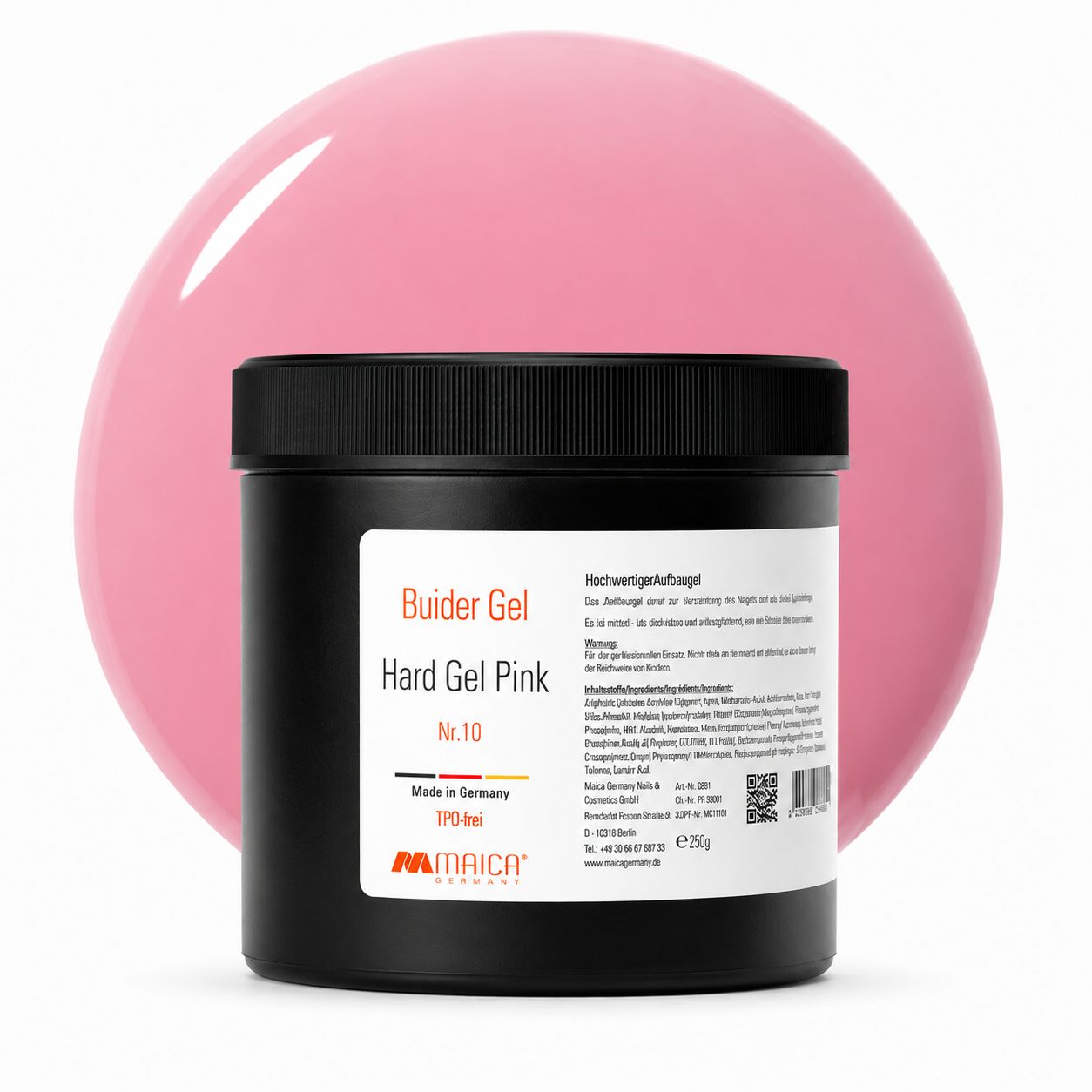 Hard Gel 0889 Pink 750 g
