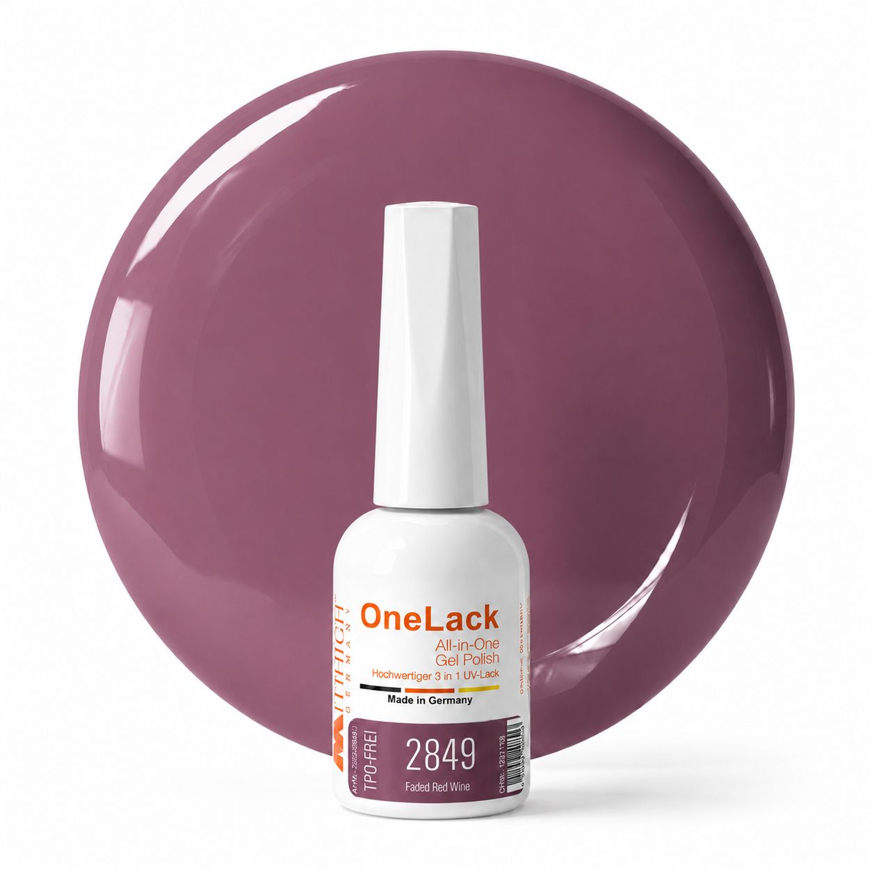 OneLack TPO-frei 2849 Faded Red Wine 12g
