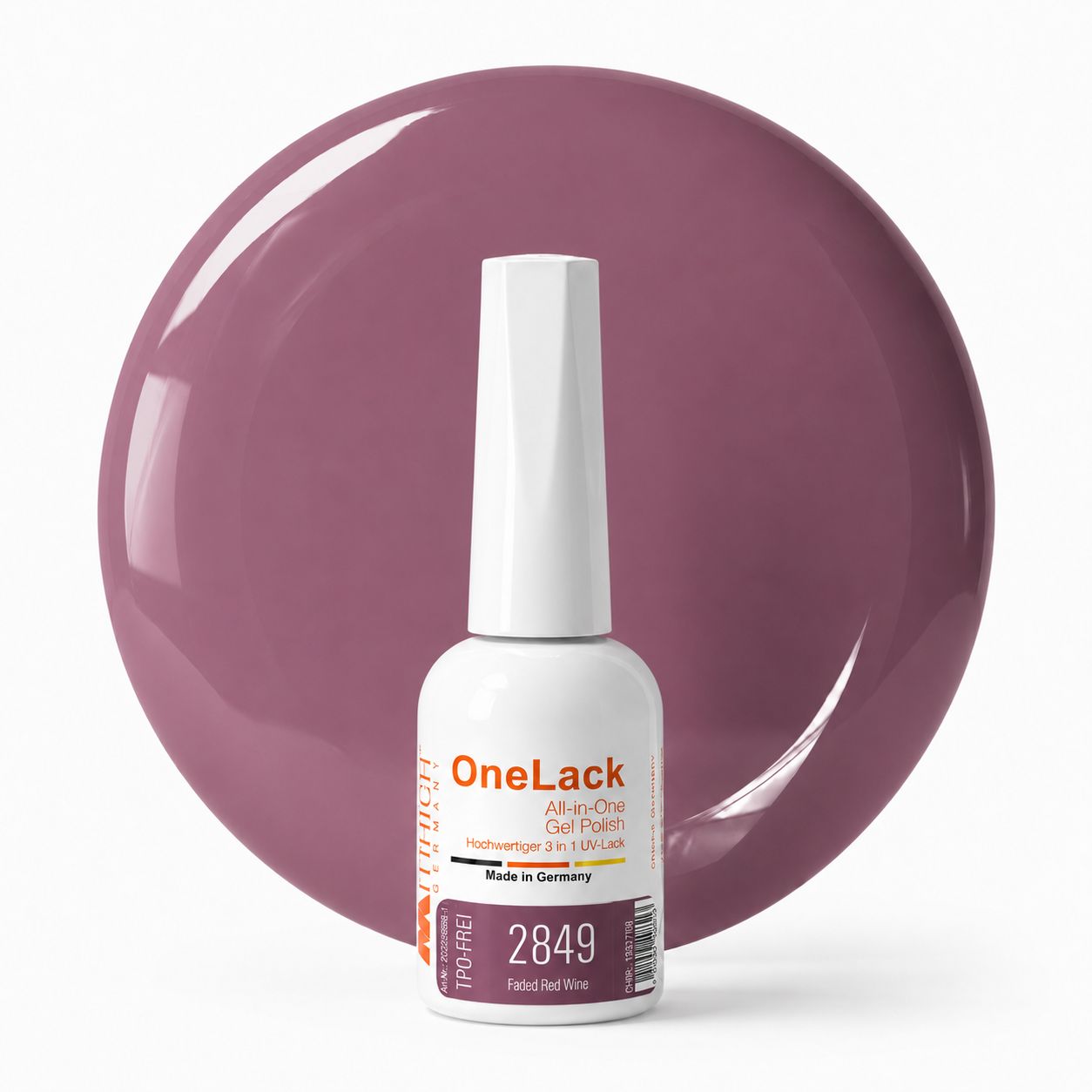 OneLack TPO-frei 2849 Faded Red Wine 12g