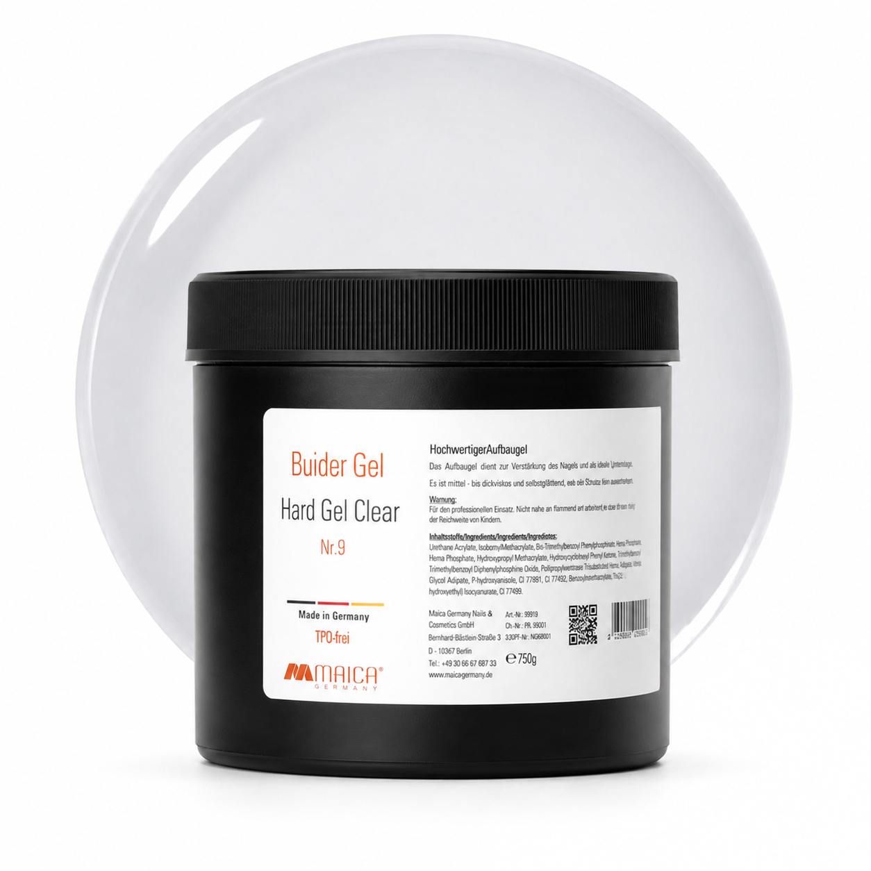 Hard Gel 0889 Clear 750 g
